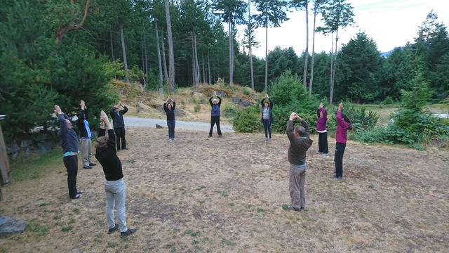 Outdoor moving meditation