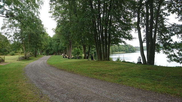 Sitting by the lake